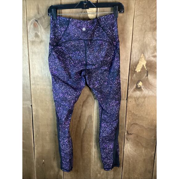 Lululemon Crystalline Purple Wunder Under Jeggings Size 8 - Picture 3 of 5